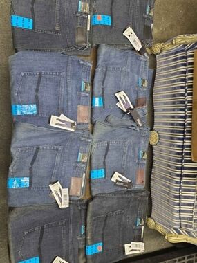 Buffalo David Bitton Men's Multi-Blue Relaxed Jeans Pack Of 8 JEANS